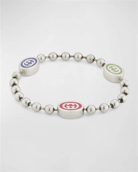 gucci interlocking boule bracelet.